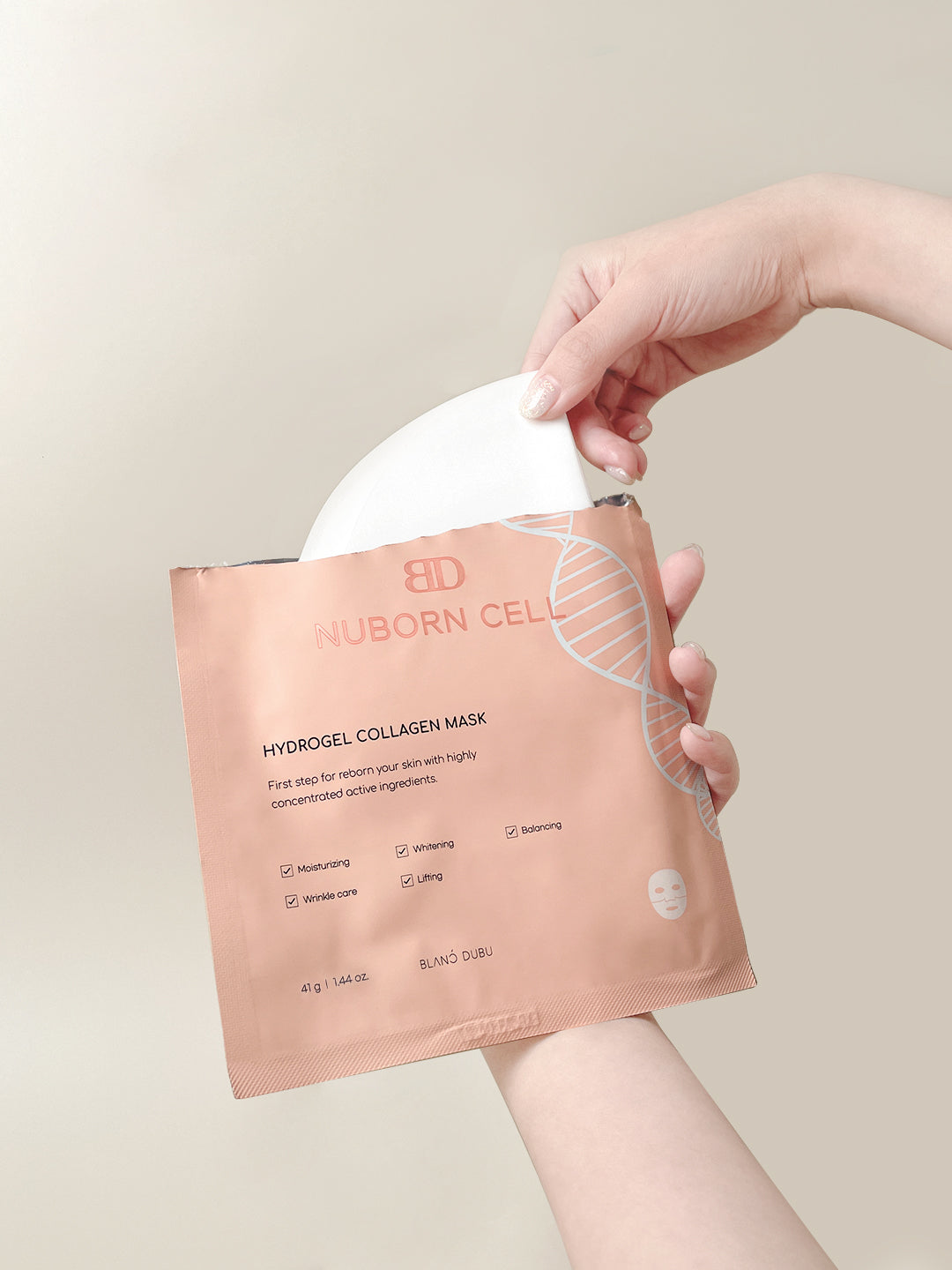 NUBORN CELL HYDROGEL COLLAGEN MASK 10-Box Wholesale Pack – No More, No Less