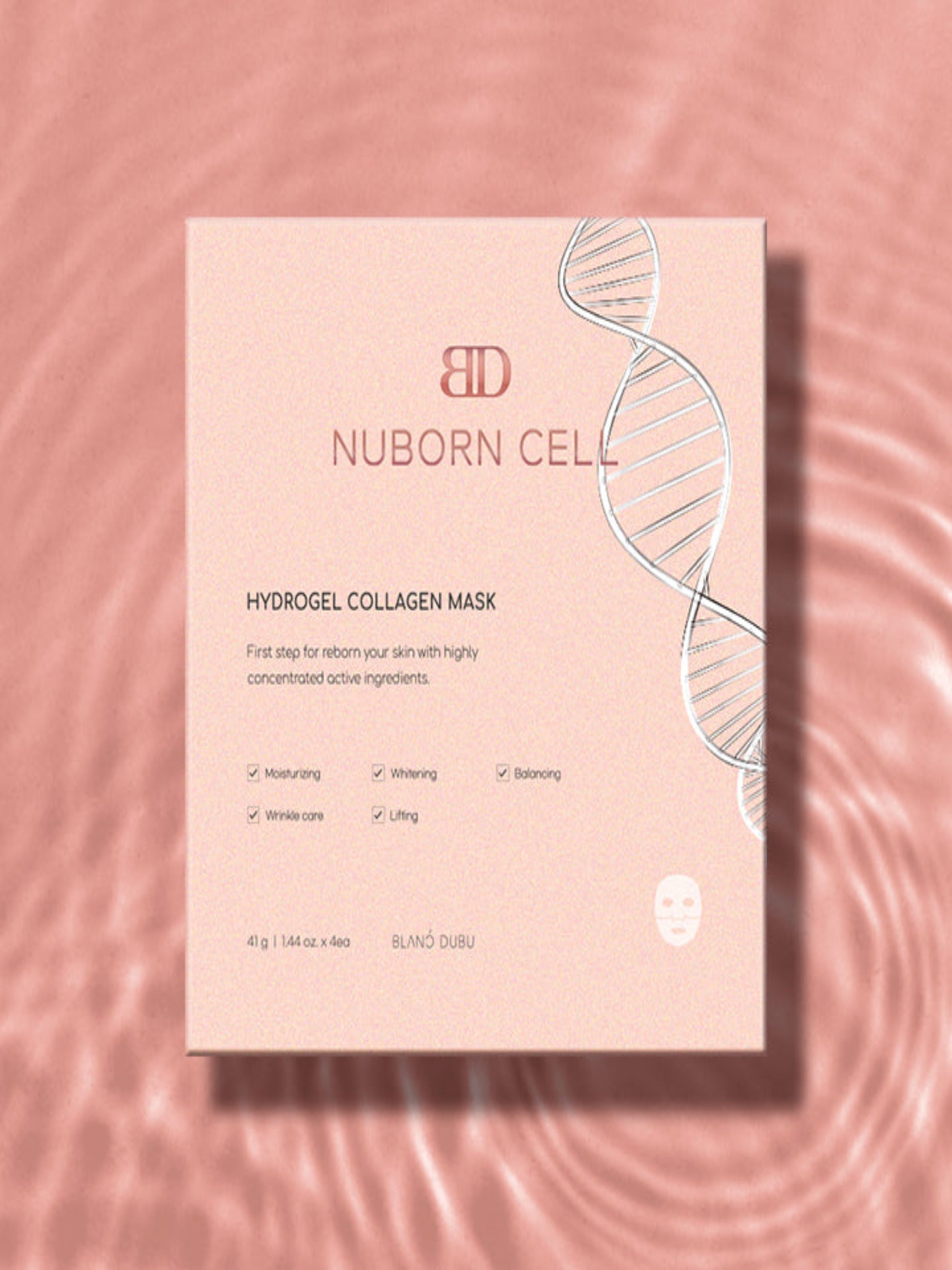 NUBORN CELL HYDROGEL COLLAGEN MASK 10-Box Wholesale Pack – No More, No Less